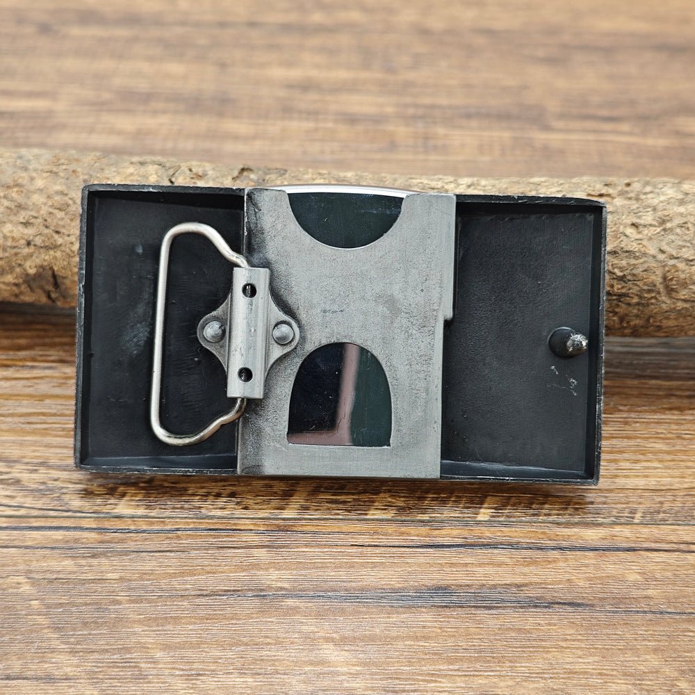 100 Dollar Bill Money Belt Buckle with Lighter - CowderryBelt Buckles