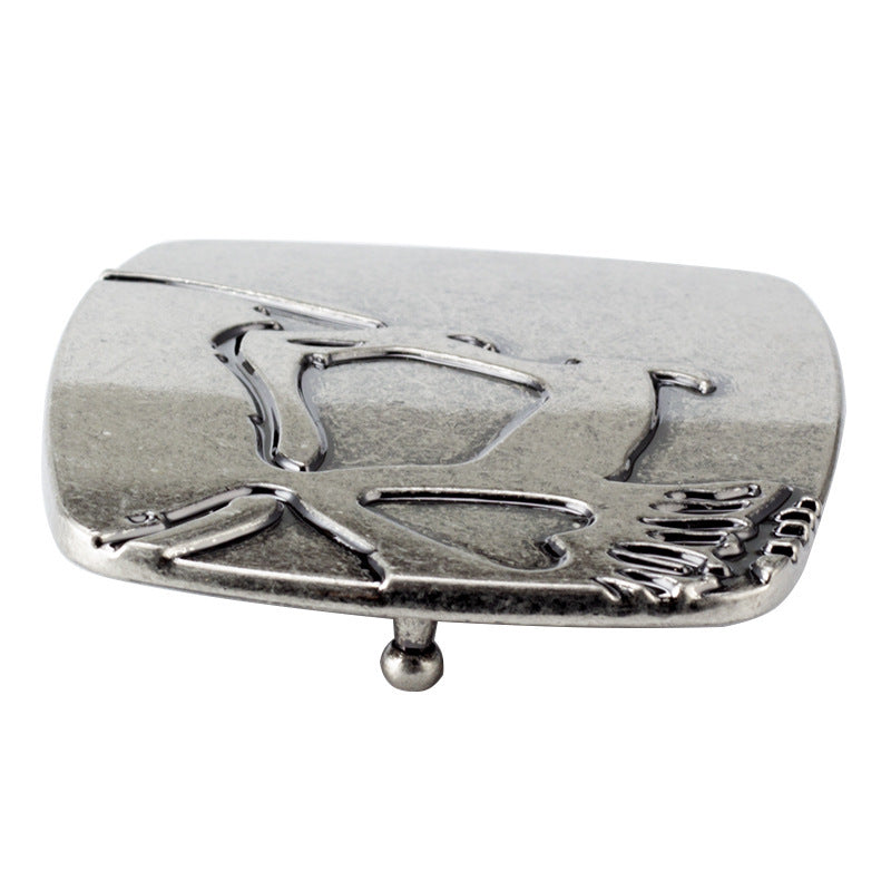 Western Skull Belt Buckle