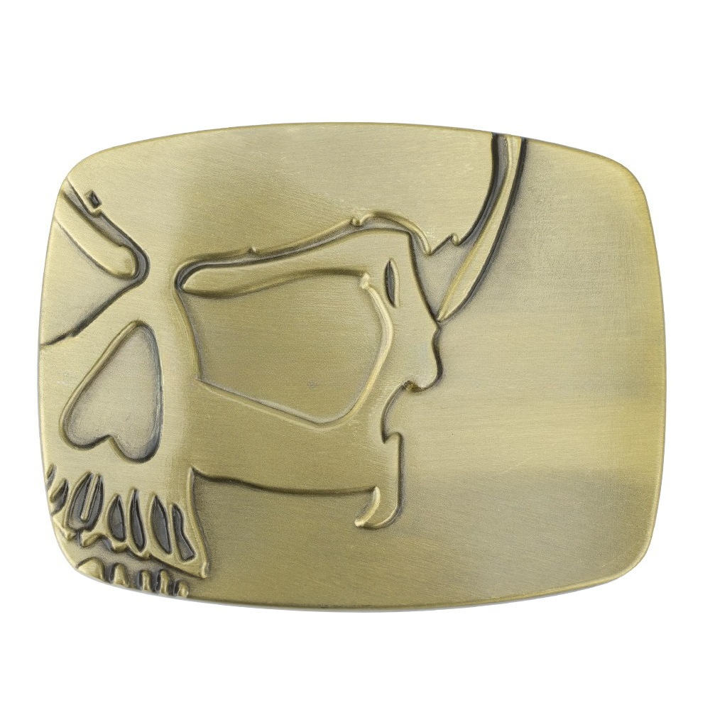Western Skull Belt Buckle