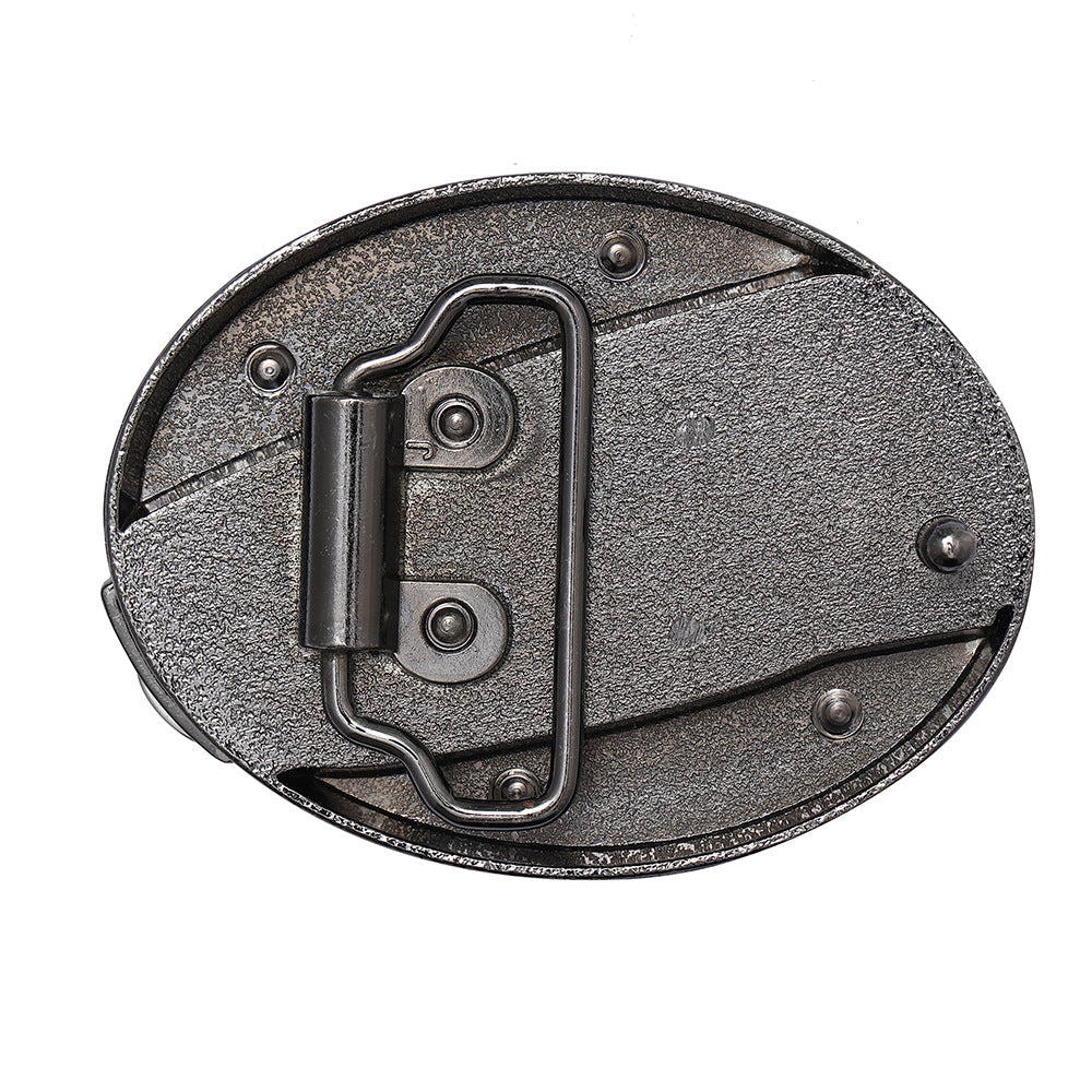Oval Cowboys Belt Buckle