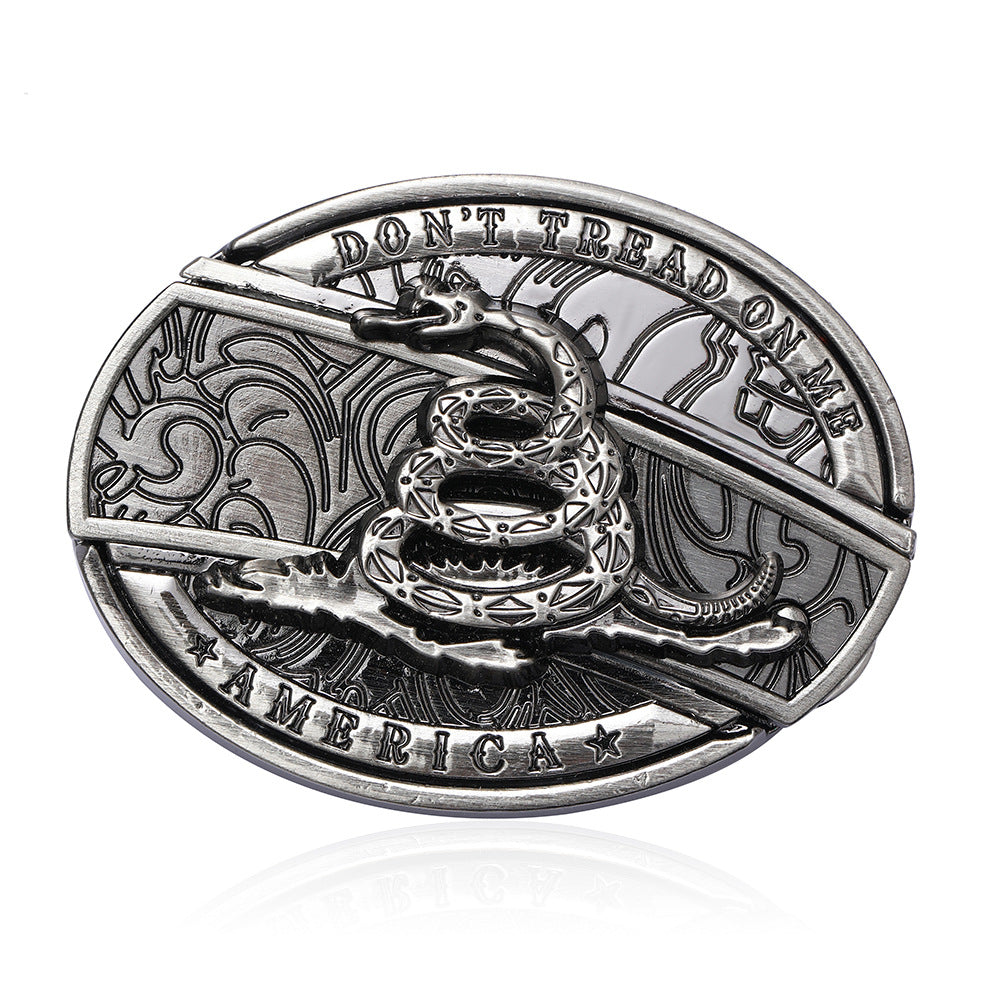 Oval Cowboys Belt Buckle