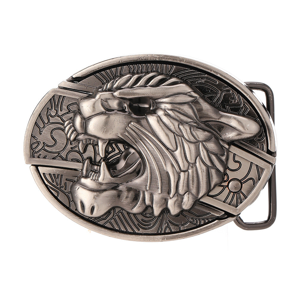 Oval Cowboys Belt Buckle