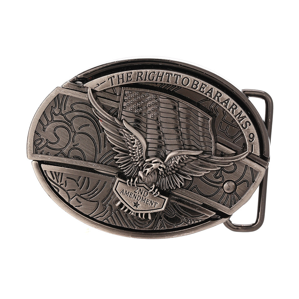 Oval Cowboys Belt Buckle