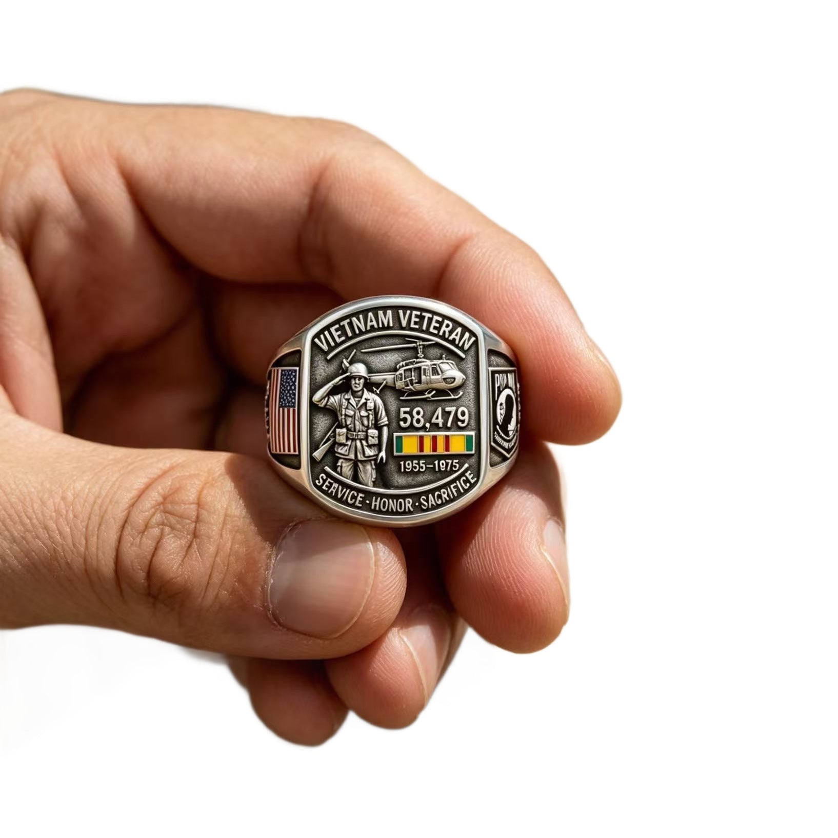 Vietnam Veteran Memorial Souvenir Rings