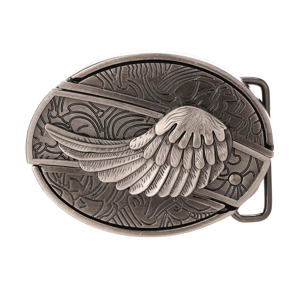 Oval Cowboys Belt Buckle