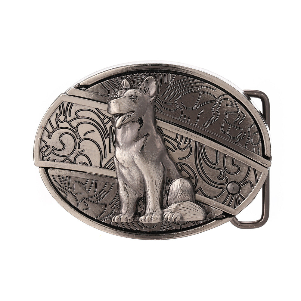 Oval Cowboys Belt Buckle