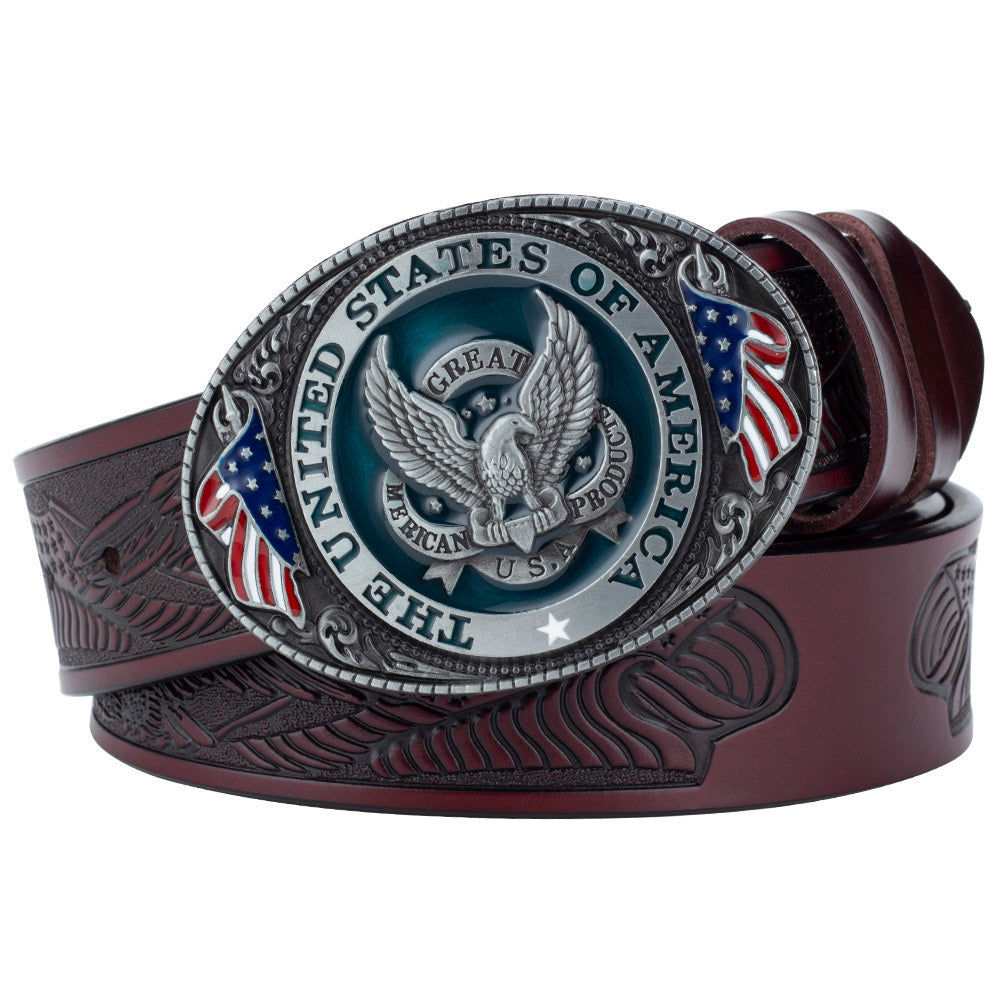 American Eagle Western Leather Belt