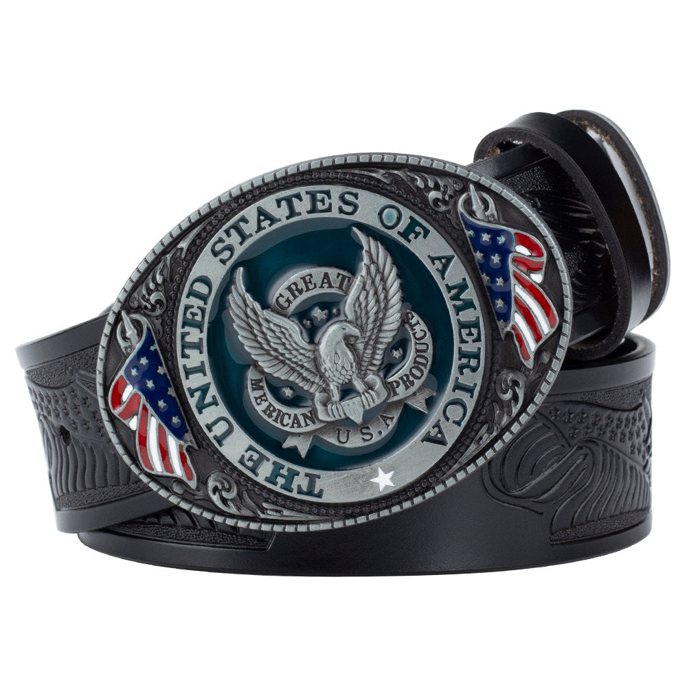 American Eagle Western Leather Belt