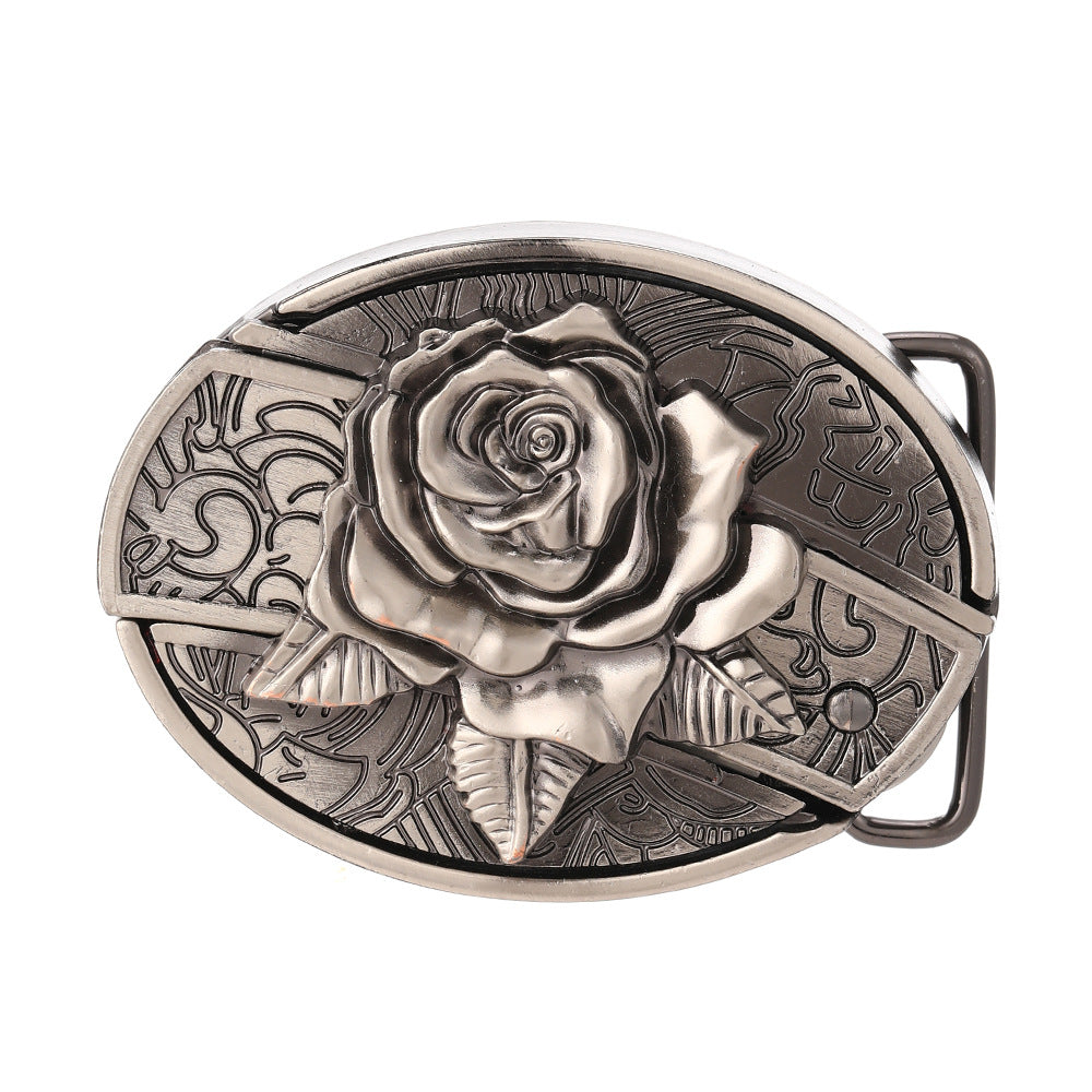 Oval Cowboys Belt Buckle