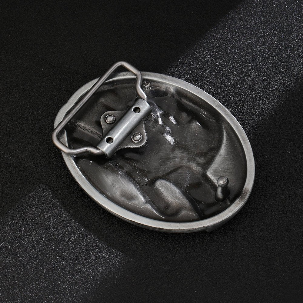 American Bald Eagle USA Flag Belt Buckle - CowderryBelt BucklesSilver