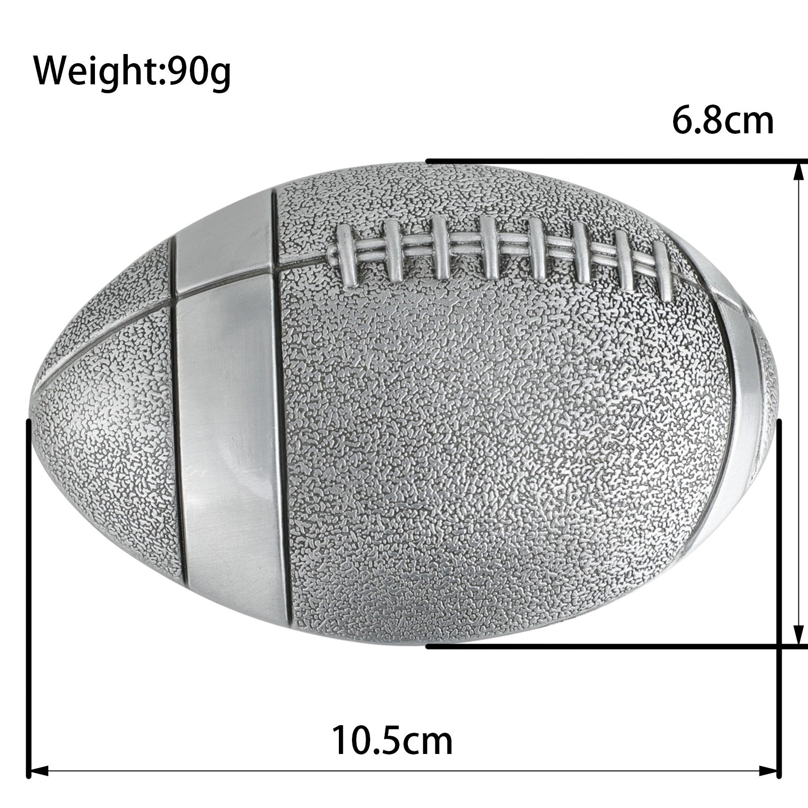 American Football Western Belt Buckle - CowderryBelt BucklesAntique Gold