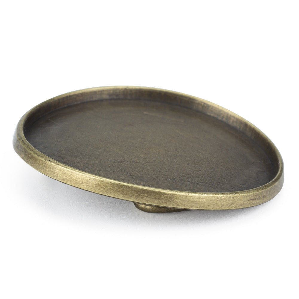 Blank Vintage Solid Brass Belt Buckle - CowderryBelt BucklesRound