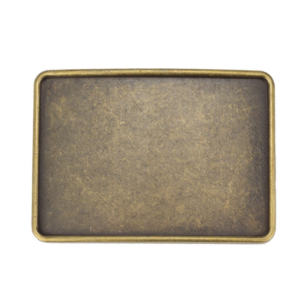 Blank Vintage Solid Brass Belt Buckle - CowderryBelt BucklesSquare