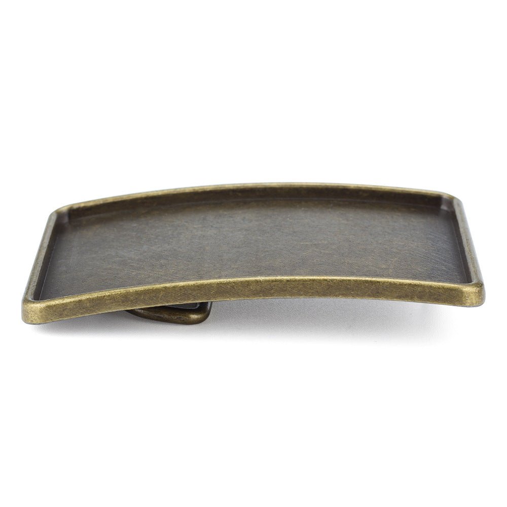 Blank Vintage Solid Brass Belt Buckle - CowderryBelt BucklesSquare