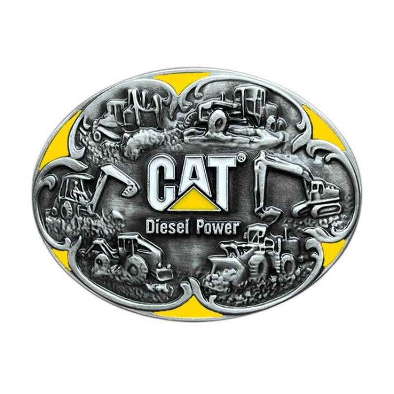 CAT Diesel Power Equipment Belt Buckle - CowderryBelt Buckles