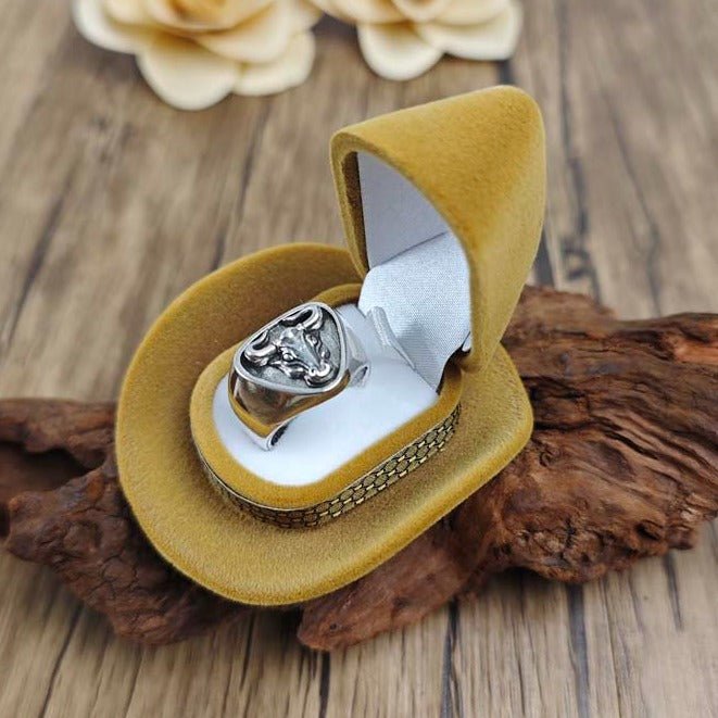 Cow Head Ring - CowderryringSilver