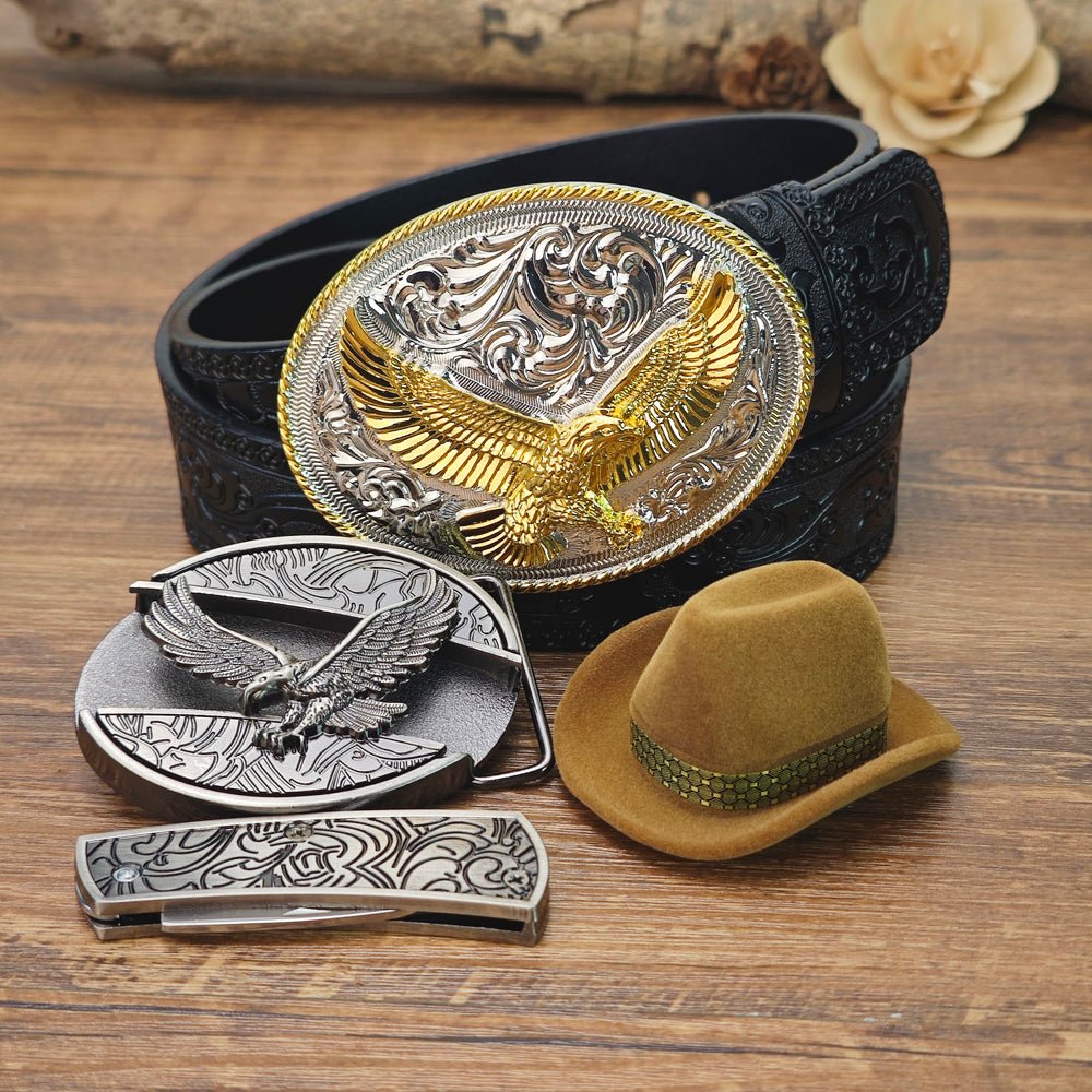 Eagle Western Belt Set - CowderryJewelry Sets28-34 (Fit Waist 26-32 in)