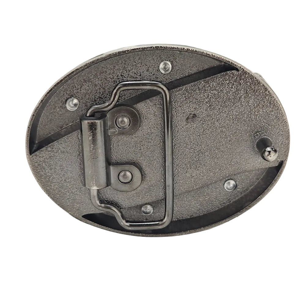 Embossed Brown Leather Western Utility Belt - CowderryBeltsSunflower
