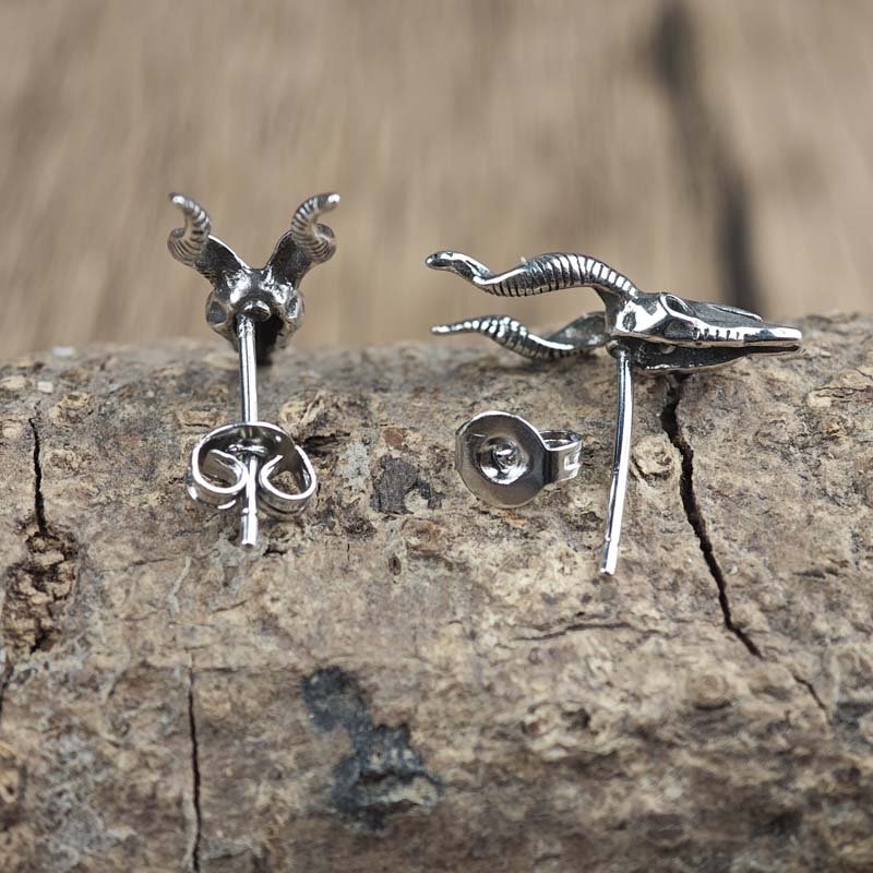 ES4 Antelope Head Earrings - Cowderry