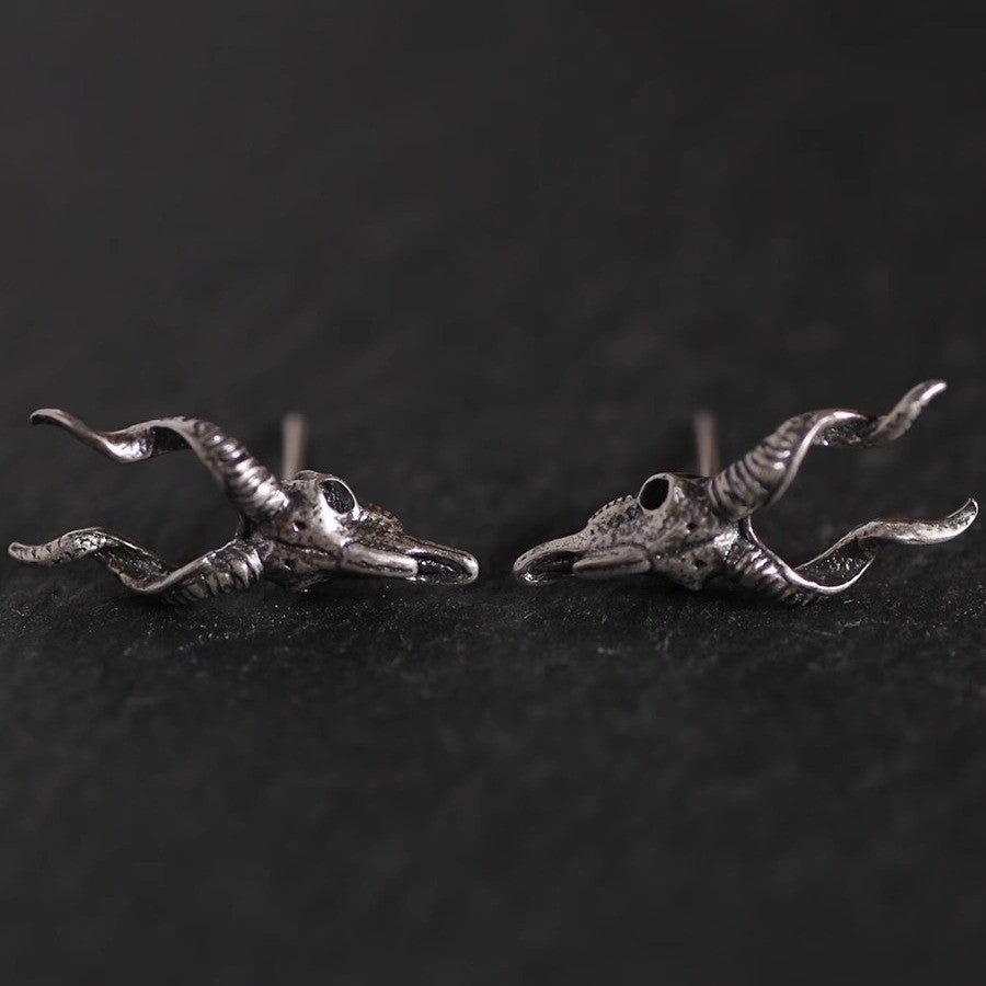 ES4 Antelope Head Earrings - Cowderry