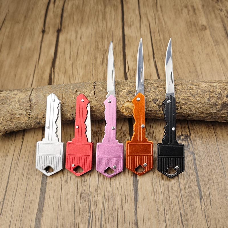 Folding Key-shaped - CowderryKeychainsBlack