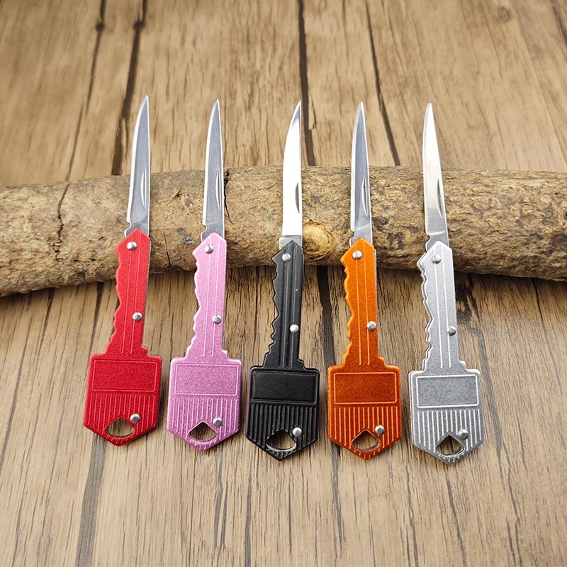 Folding Key-shaped - CowderryKeychainsBlack