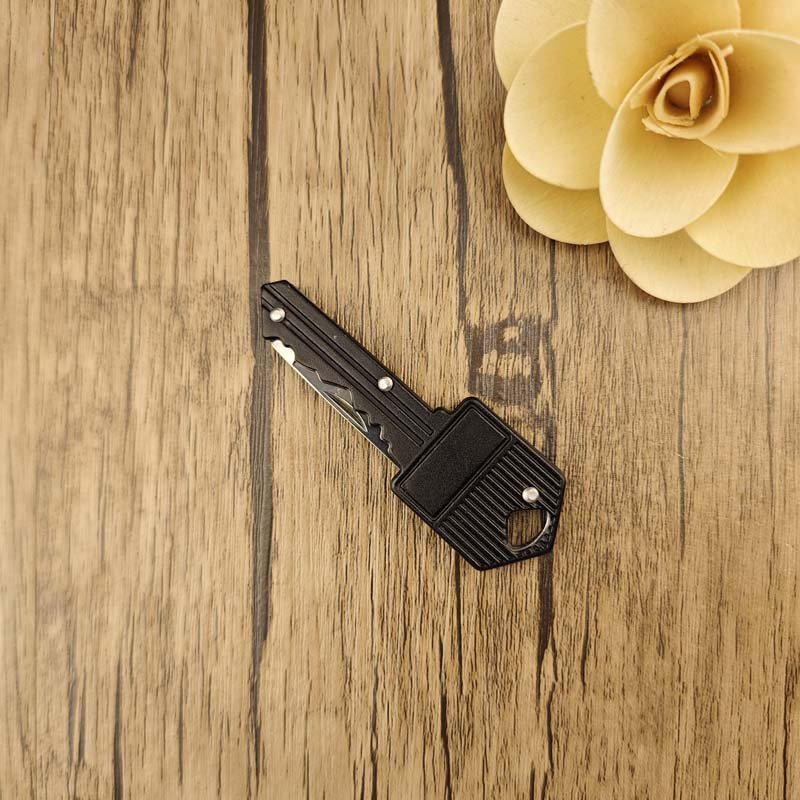 Folding Key-shaped - CowderryKeychainsBlack