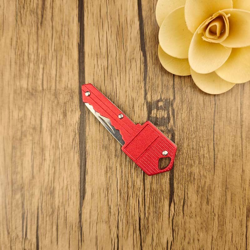 Folding Key-shaped - CowderryKeychainsRed