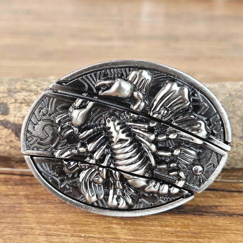 Metal Oval Cowboys Belt Buckle - CowderryBelt BuckleScorpion