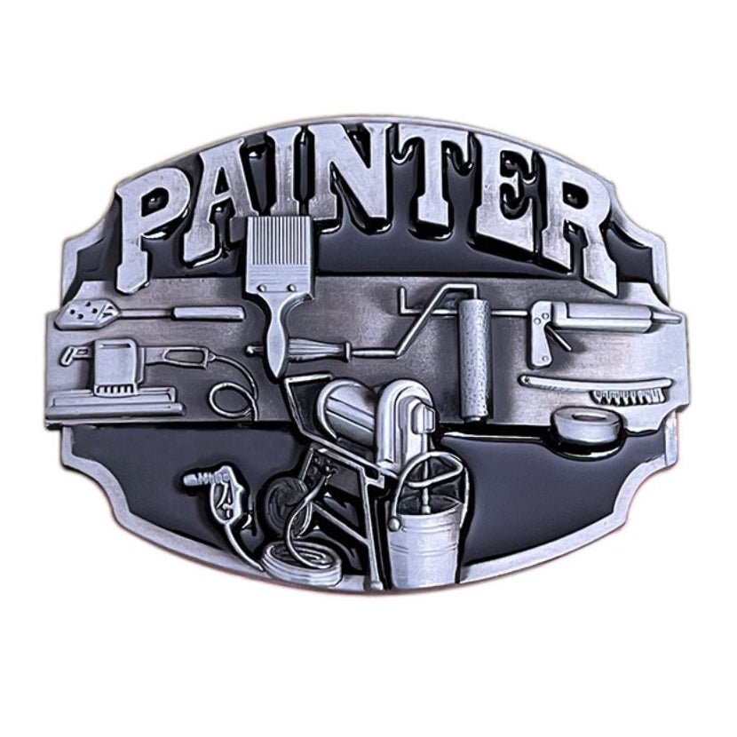 Painter Belt Buckle - CowderryBelt BucklesBlack