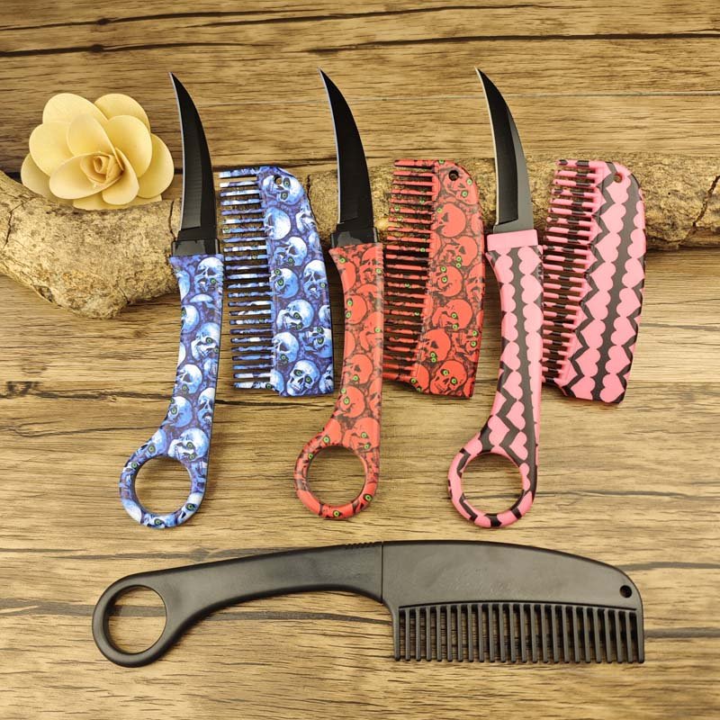 PK-108 Comb - CowderryCombs & BrushesBlue Skull