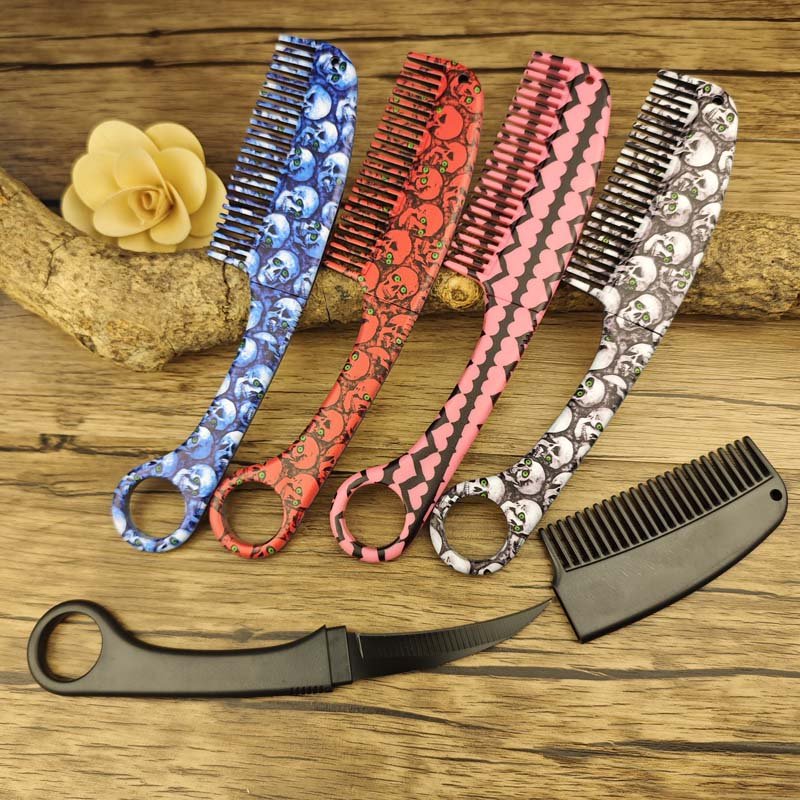 PK-108 Comb - CowderryCombs & BrushesBlue Skull