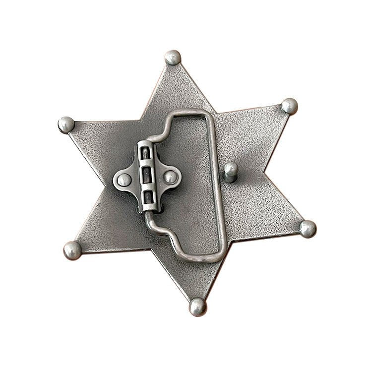 Sheriff Belt Buckle - CowderryBelt BucklesAntique Silver
