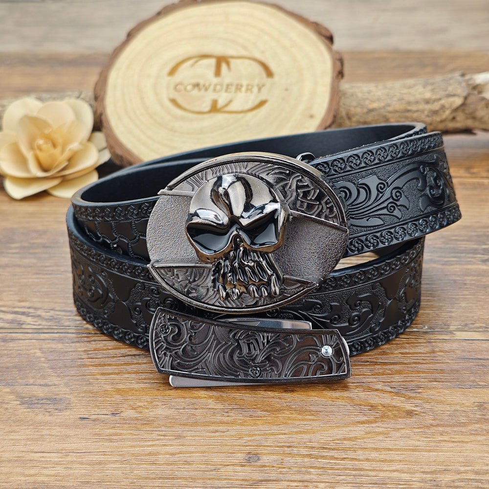 Skull Utility Belt Set - CowderryBelts28-34 (Fit Waist 26-32 in)