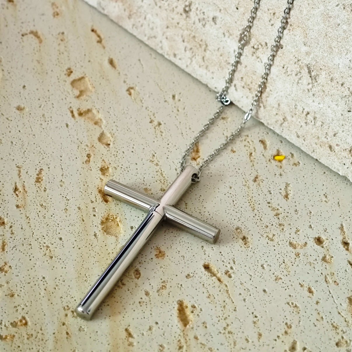 Stainless Steel Multifunctional Cross Necklace - Cowderry