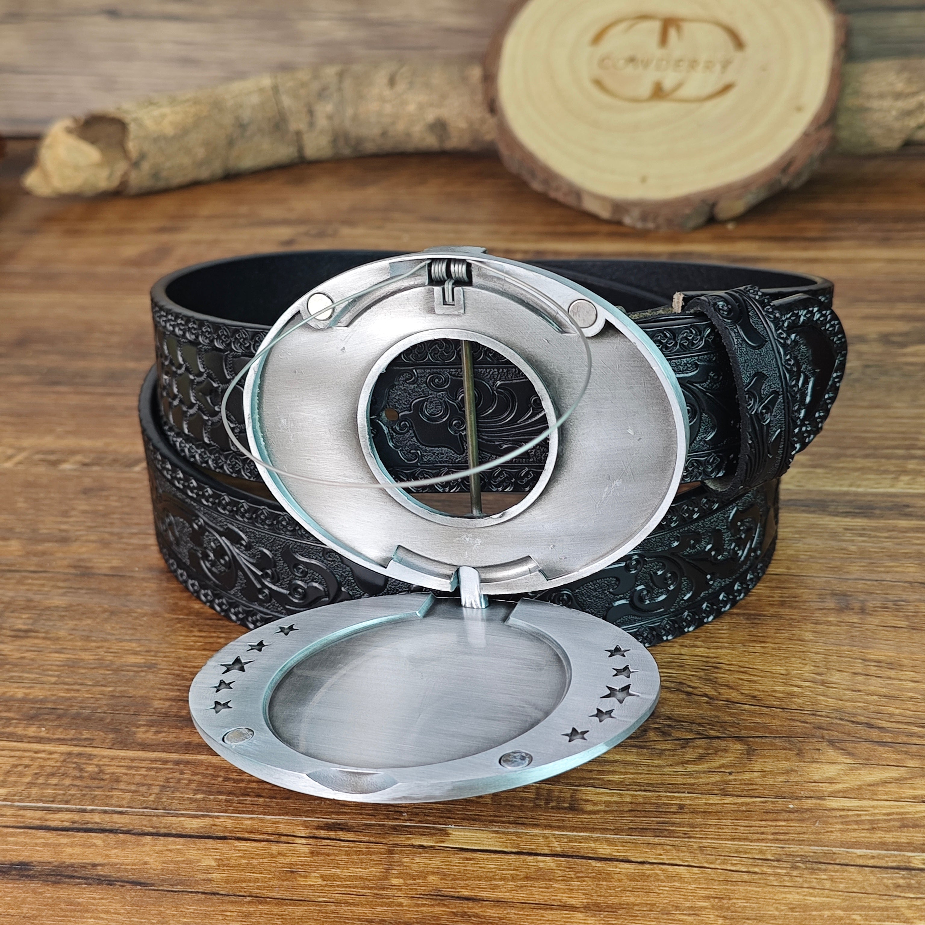 Texas Western Belt Set - CowderryBelts28-34 (Fit Waist 26-32 in)
