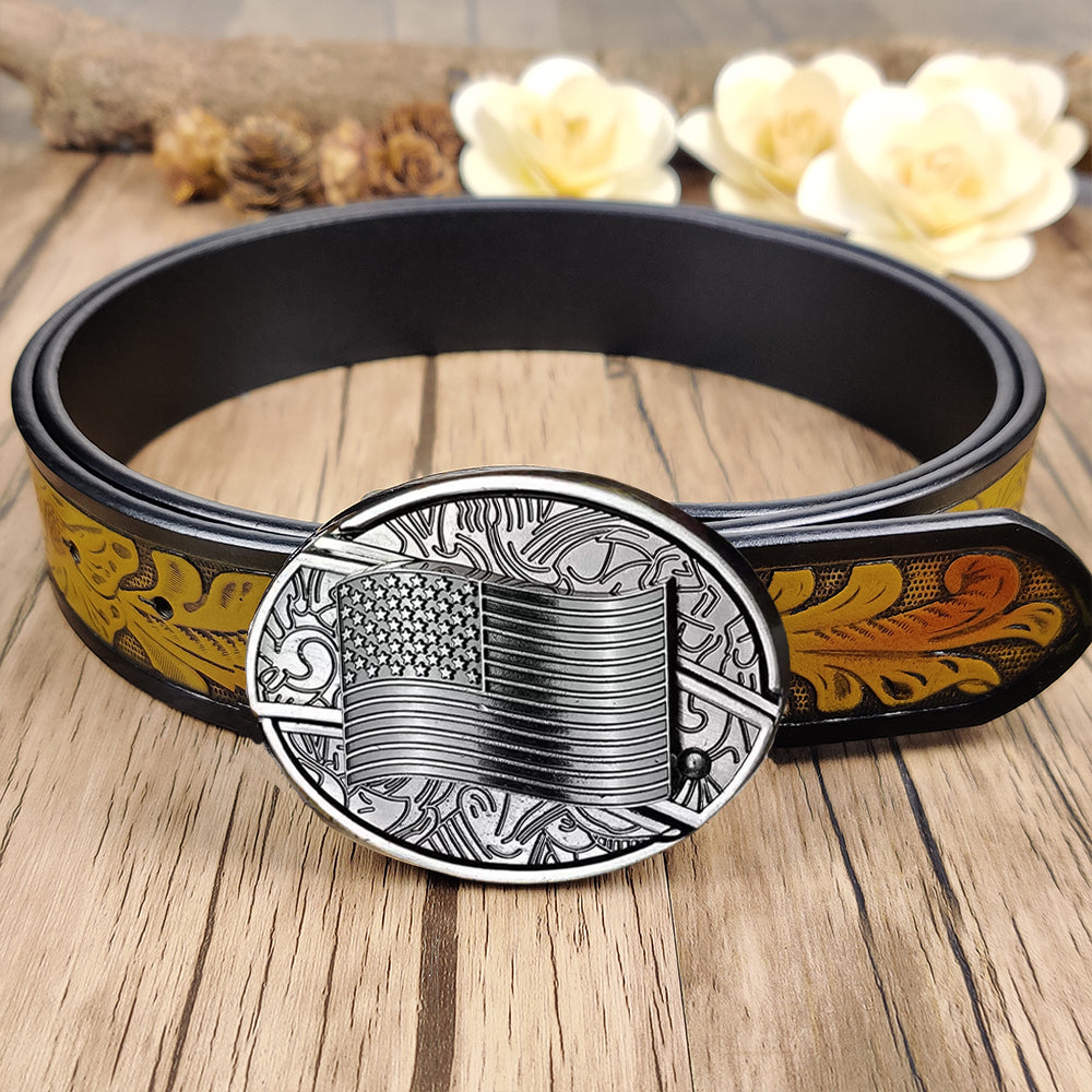 Cool Belt Buckle With Cowboy Country Utility Belt