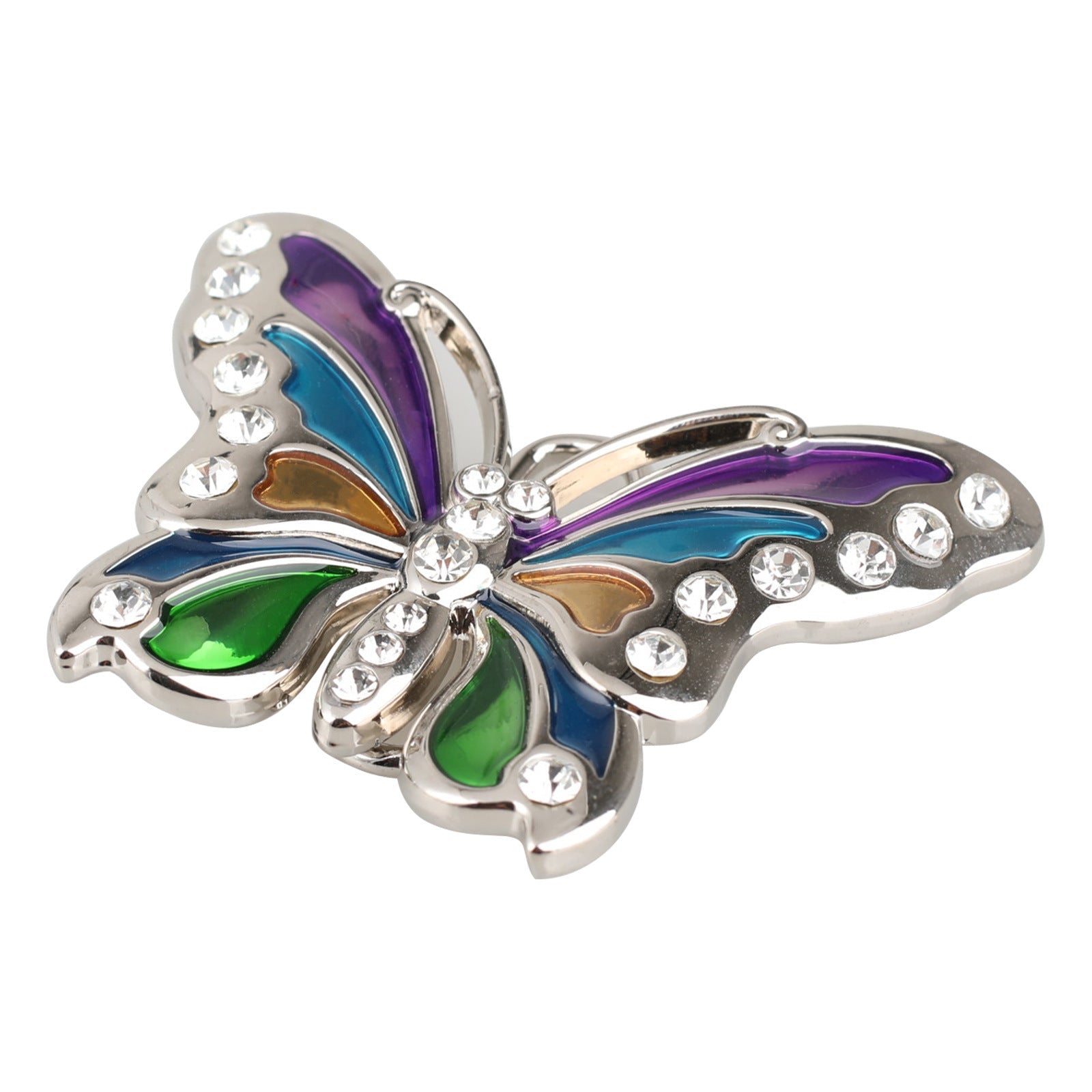 Vintage Y2K Butterfly Colorful Rhinestone Belt Buckle for Women - CowderryBelt Buckles