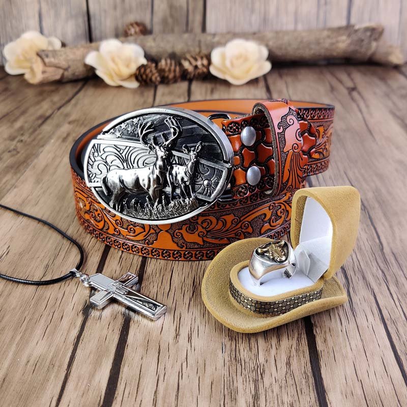 Western Cowboy Set - CowderryBeltDeer