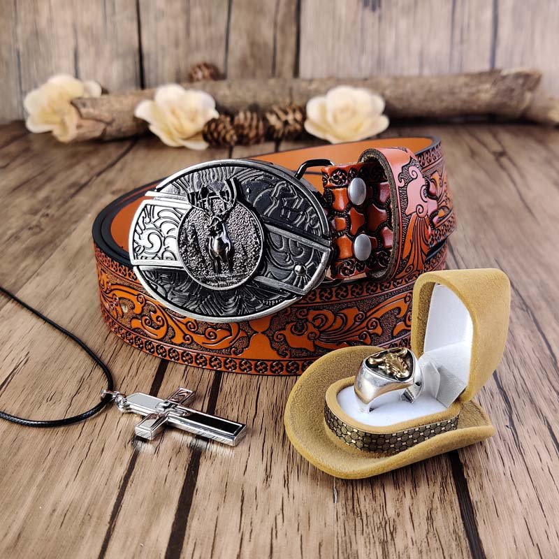 Western Cowboy Set - CowderryBeltElk