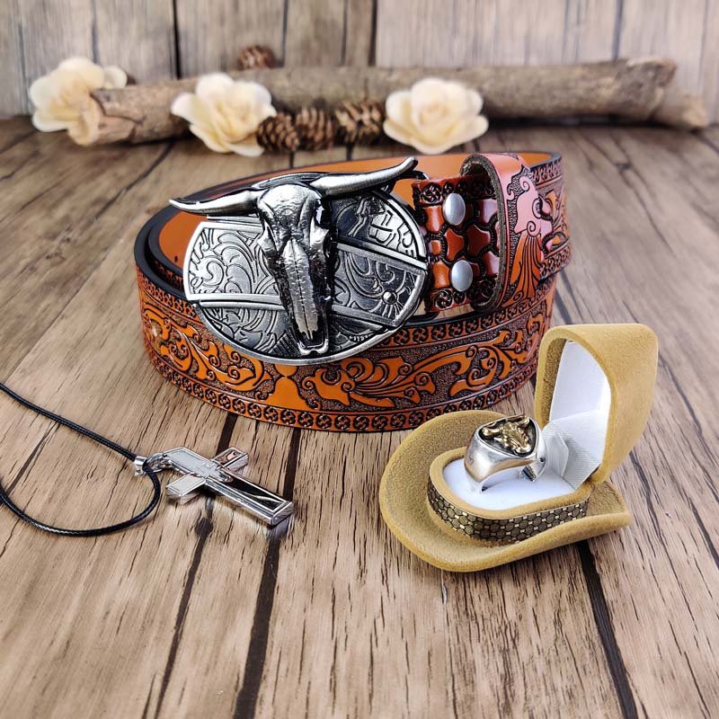 Western Cowboy Set - CowderryBeltLonghorn