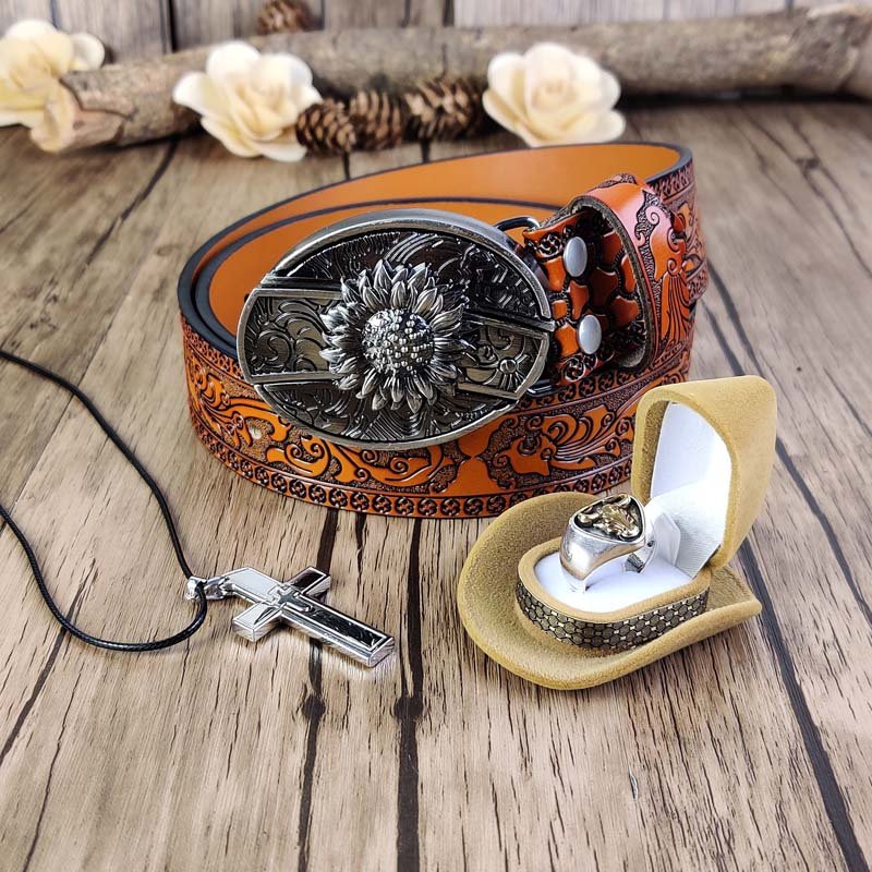 Western Cowboy Set - CowderryBeltSunflower