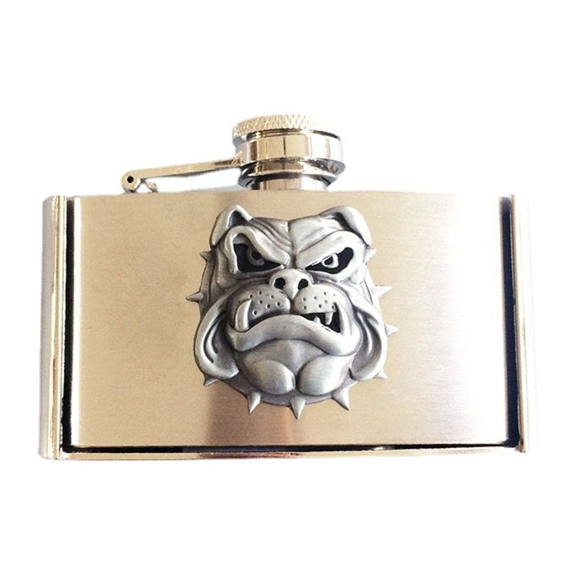 3 oz Flask Belt Buckle for Men - CowderryBulldog