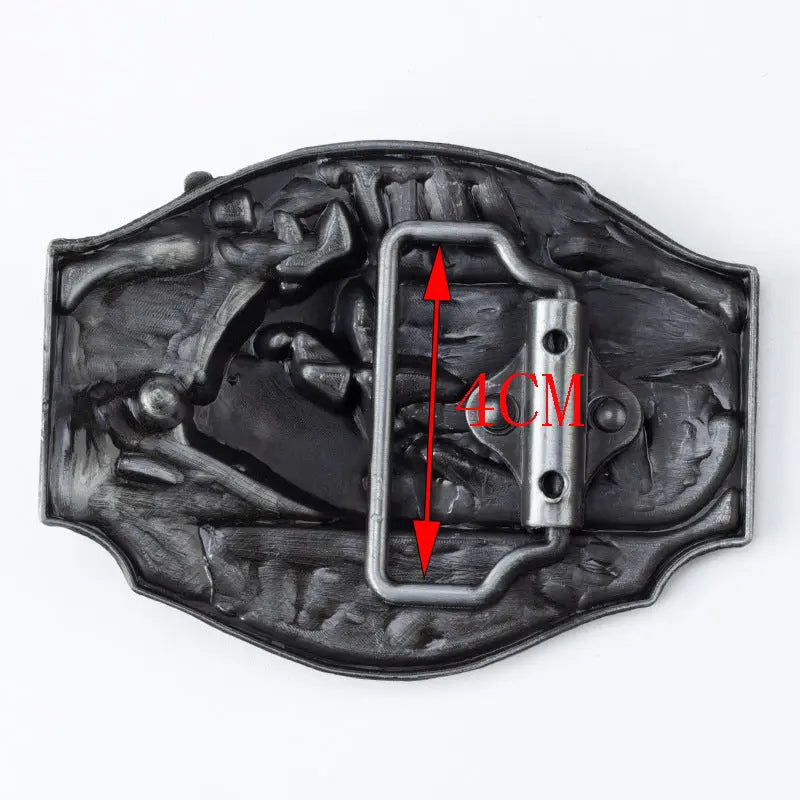 I'd Rather Be Fishing Western Belt Buckle - Image #5