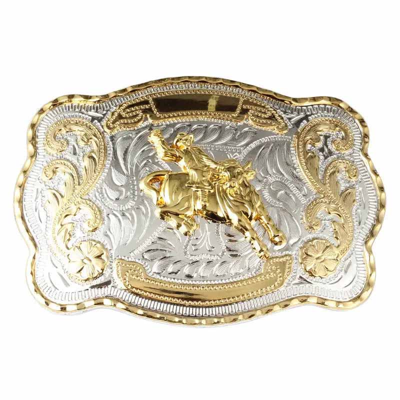Gold Large Animal Western Belt Buckle for Men