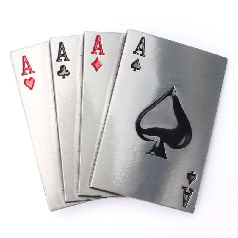 Ace Card Western Belt Buckle - Cowderry