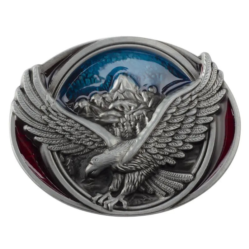 American Eagle Belt Buckle - CowderryBelt BuckleColorful