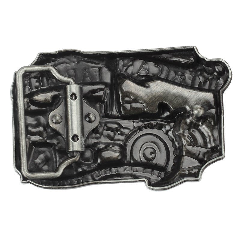American Farmer Feeds The World Western Belt Buckle - CowderryBelt Buckles