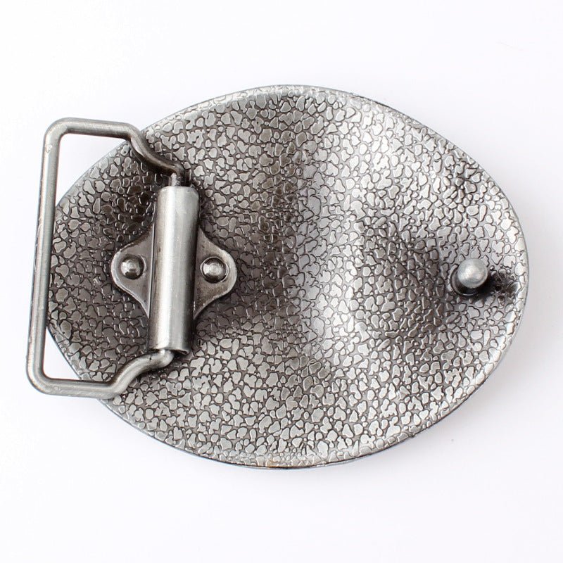 American Flag Cowboys Belt Buckle - CowderryBelt BucklesBronze