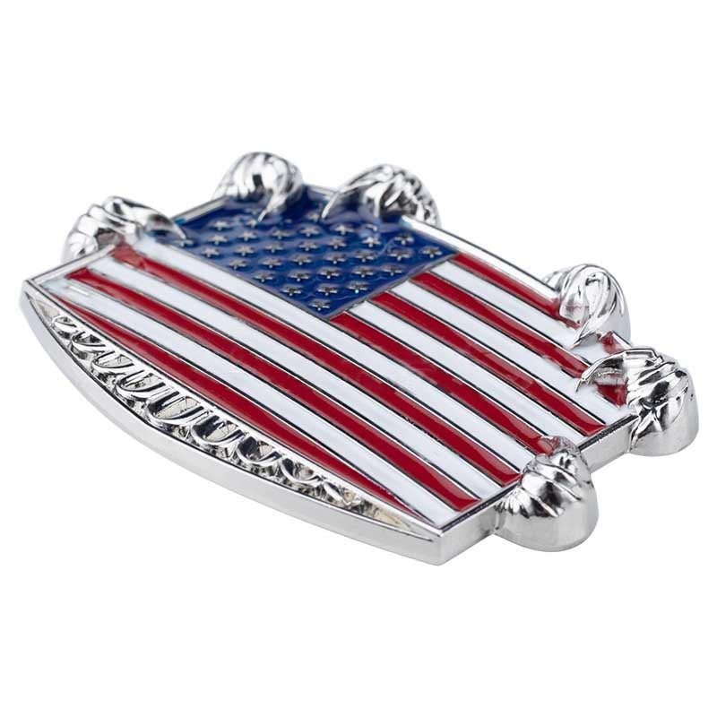 American Flag with Eagle Claw Western Belt Buckle - Cowderry
